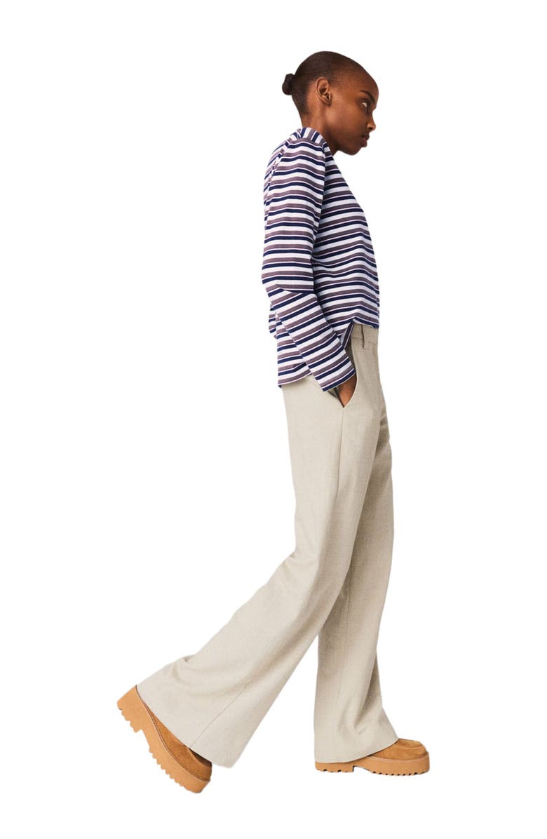 maje Suit trousers, Alternate, color, Beige