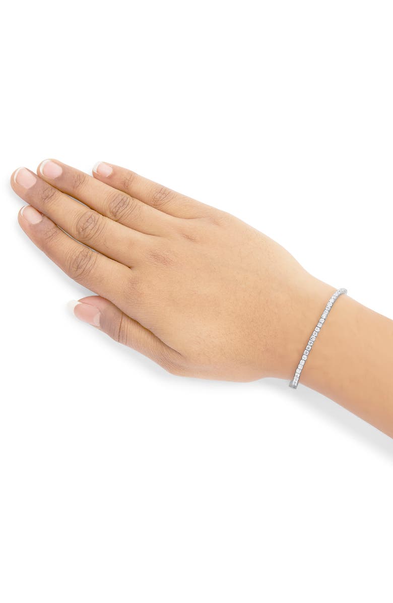 Haus of Brilliance 14K White Gold 3.0 Cttw Classic Lab-Grown Diamond Tennis Bracelet, Alternate, color, White