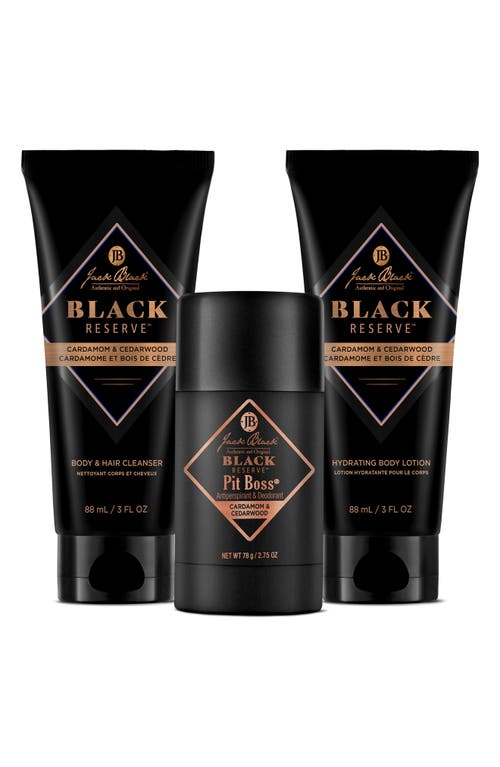 Jack Black Black Reserve Body Collection $48 Value