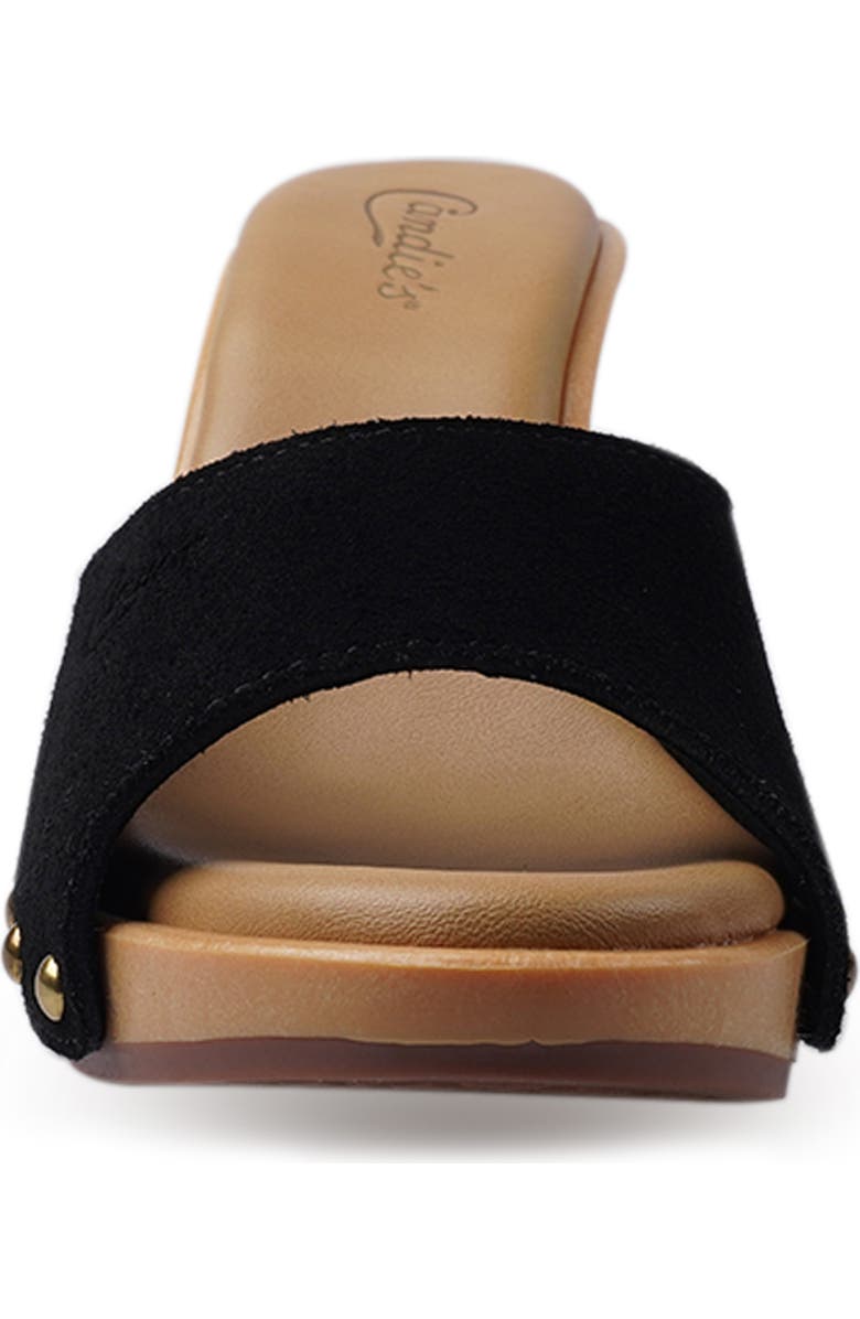 Candie's Emiliana Platform Sandal, Alternate, color, Black Suede