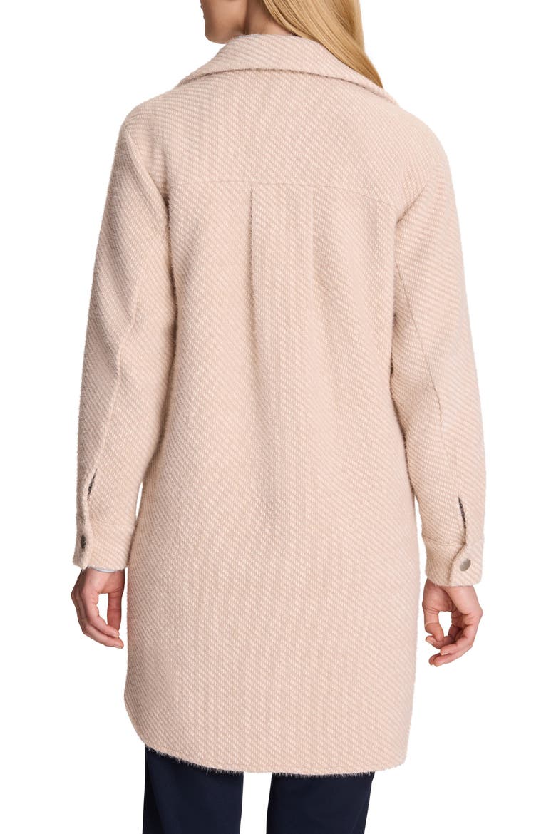 Cozy Twill Jacquard Knit Shirt Jacket, Alternate, color, NEUTRAL MULTI