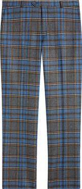 Berle Plaid Wool Blend Flannel Dress Pants