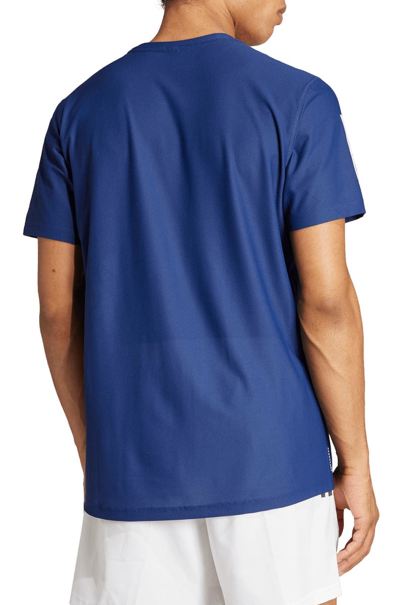 adidas Own The Run Performance Running T-Shirt, Alternate, color, Dark Blue