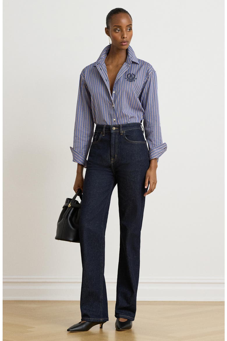 Straight Leg Jeans, Alternate, color, ATLANTIC BLUE WASH
