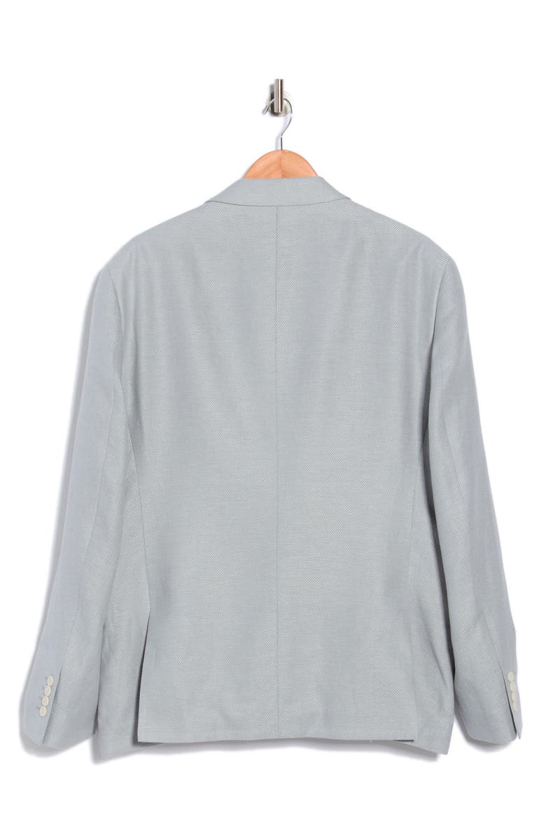 John Varvatos Star USA Hopsack Linen & Cotton Sport Coat, Alternate, color, Green