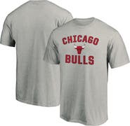 FANATICS Men's Fanatics Branded Heathered Gray Chicago Bulls Victory Arch T-Shirt