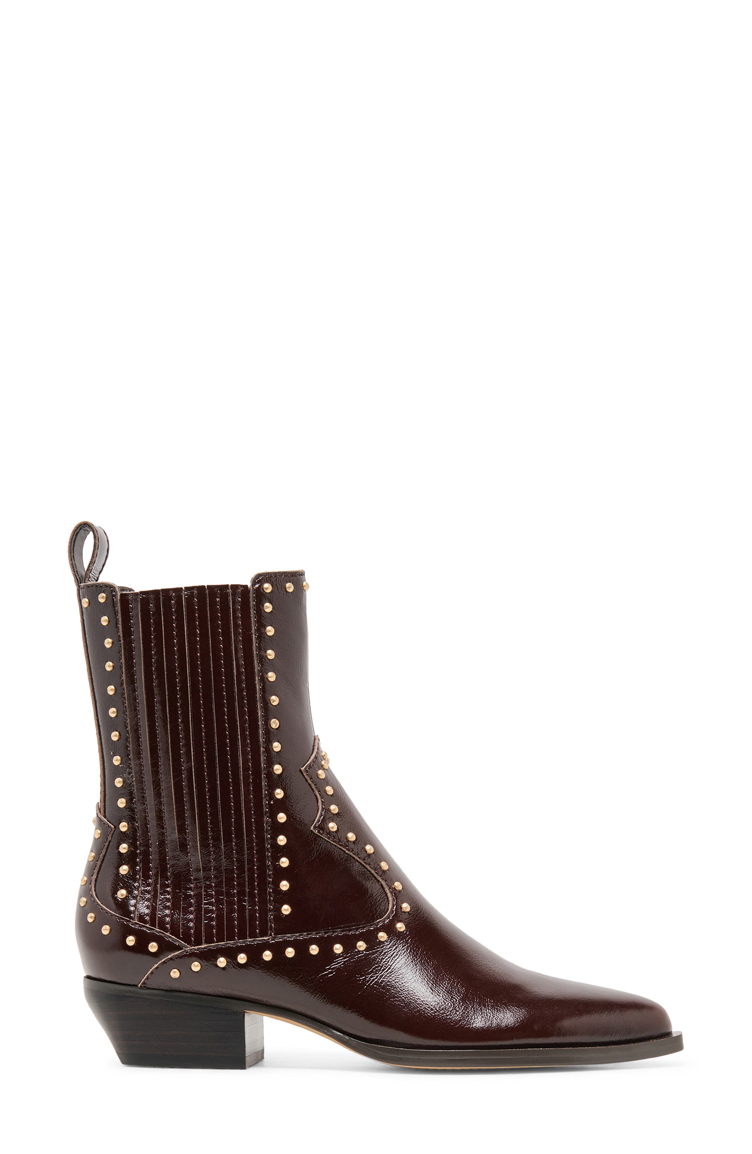Thomas Stud Leather Bootie, Alternate, color, BLACK CHERRY LEATHER