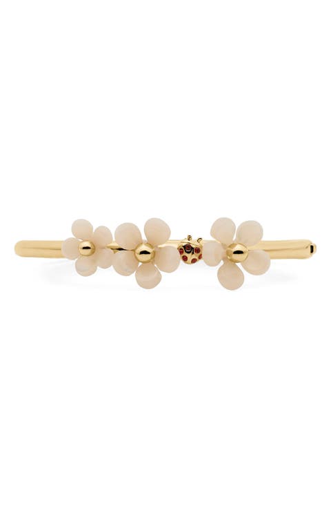 flower cuff bracelet