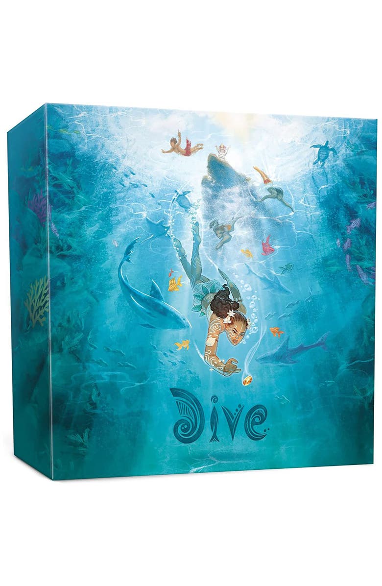 Sit Down! Dive Aquatic Board Game, Family Game, Ages 8+, Main, color, Multicolored