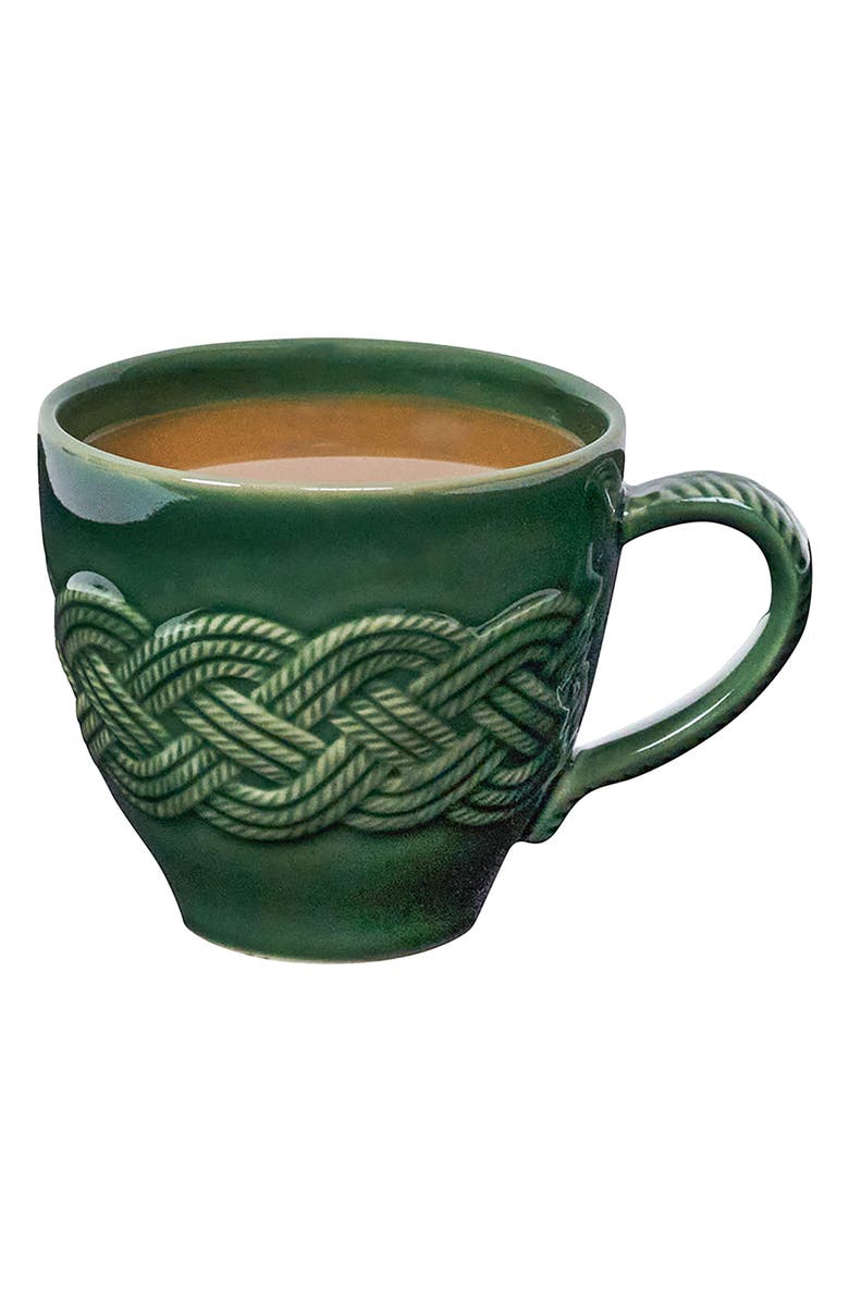 Juliska Le Panier Mystic Knot Mug, Alternate, color, Basil