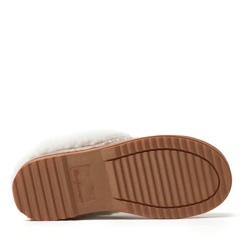 Dearfoams Nyla Felted Plaid Moccasin Toe Clog Slipper In Multi