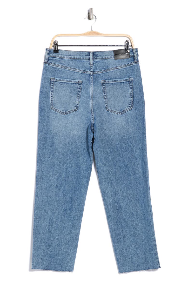 High Waist Straight Leg Jeans, Alternate, color, WESTSIDE