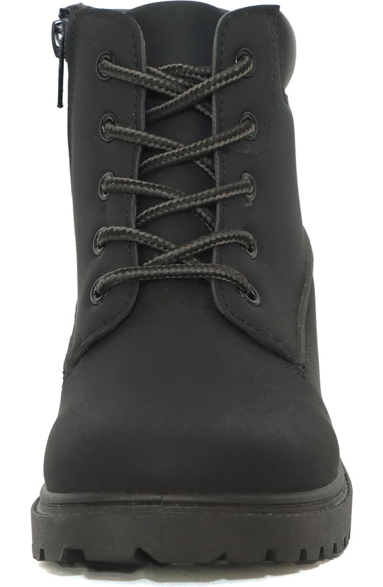 YOKI Kids' Tudor Combat Boot, Alternate, color, Black