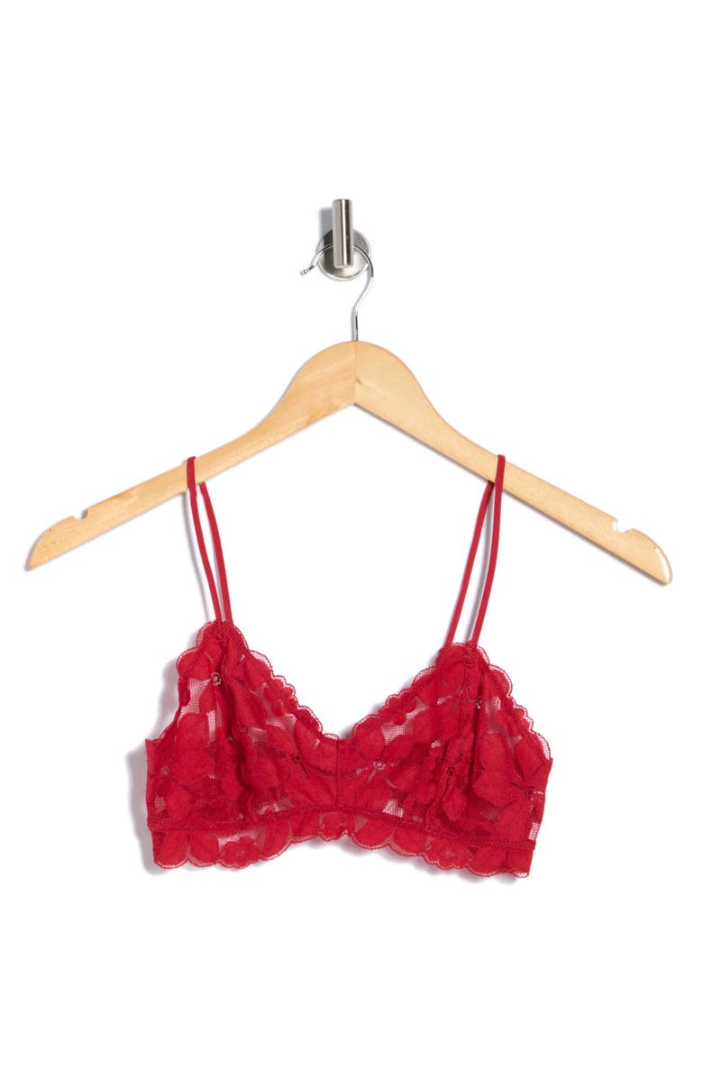 b.tempt'd by Wacoal Feeling Famous Bralette, Main, color, Chili Pepper
