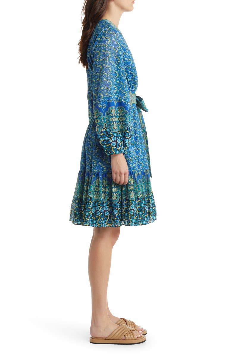 KOBI HALPERIN Luanne Tie Waist A-Line Voile Dress, Alternate, color, 