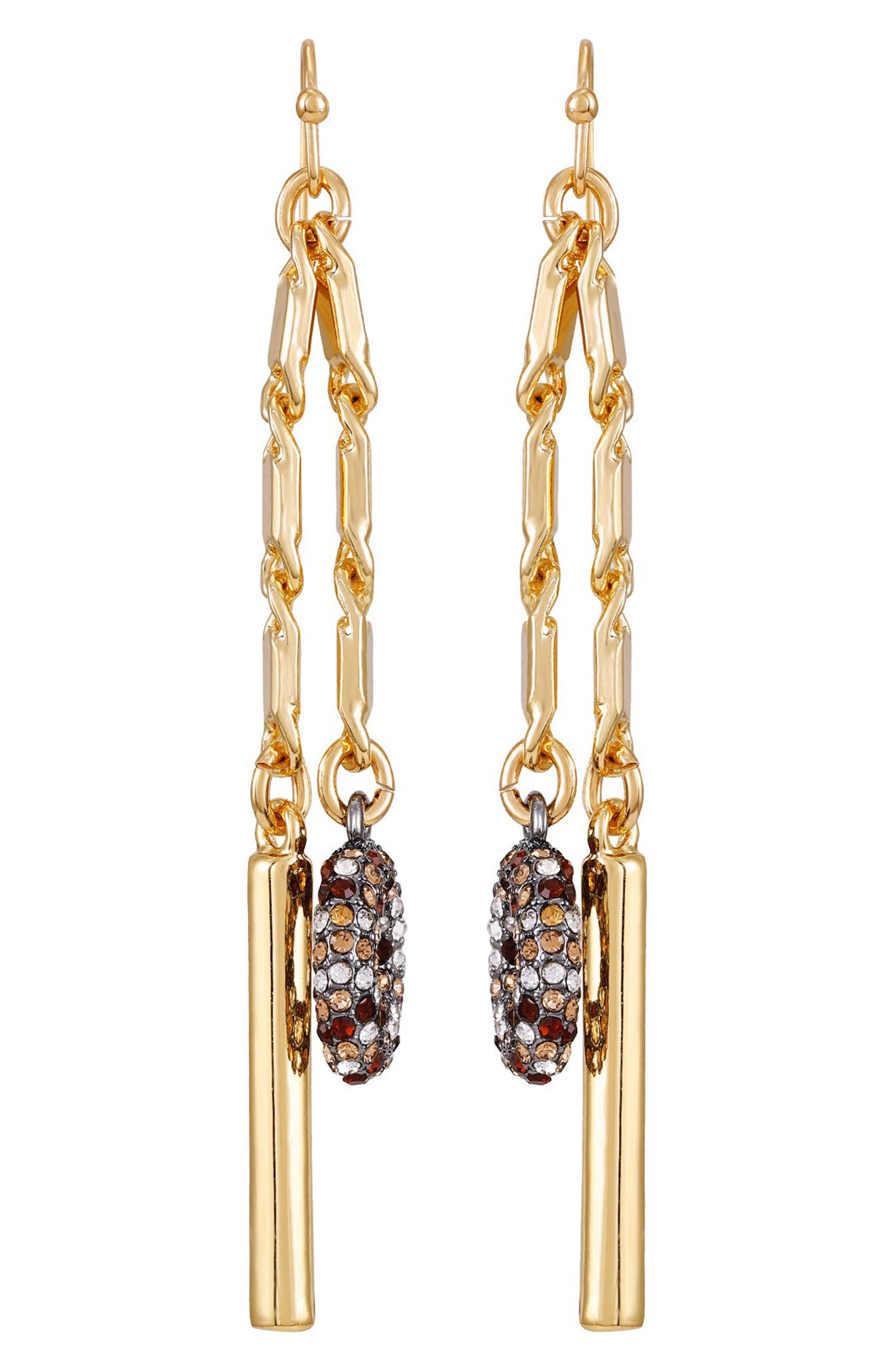 Vince Camuto Pavé Crystal Drop Earrings