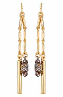 Vince Camuto Pavé Crystal Drop Earrings
