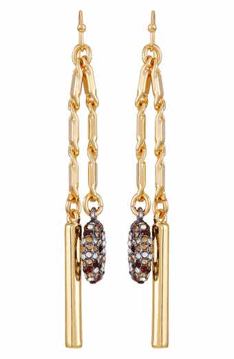 Vince Camuto Pavé Crystal Drop Earrings