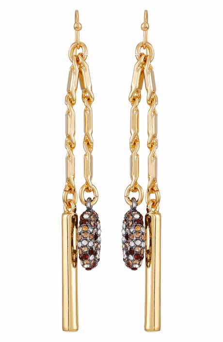 Vince Camuto Pavé Crystal Drop Earrings