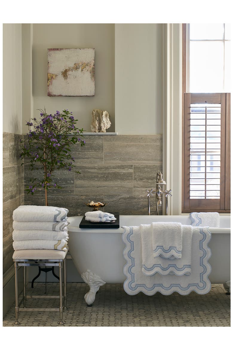 Mirasol Hand Towel, Alternate, color, SILVER