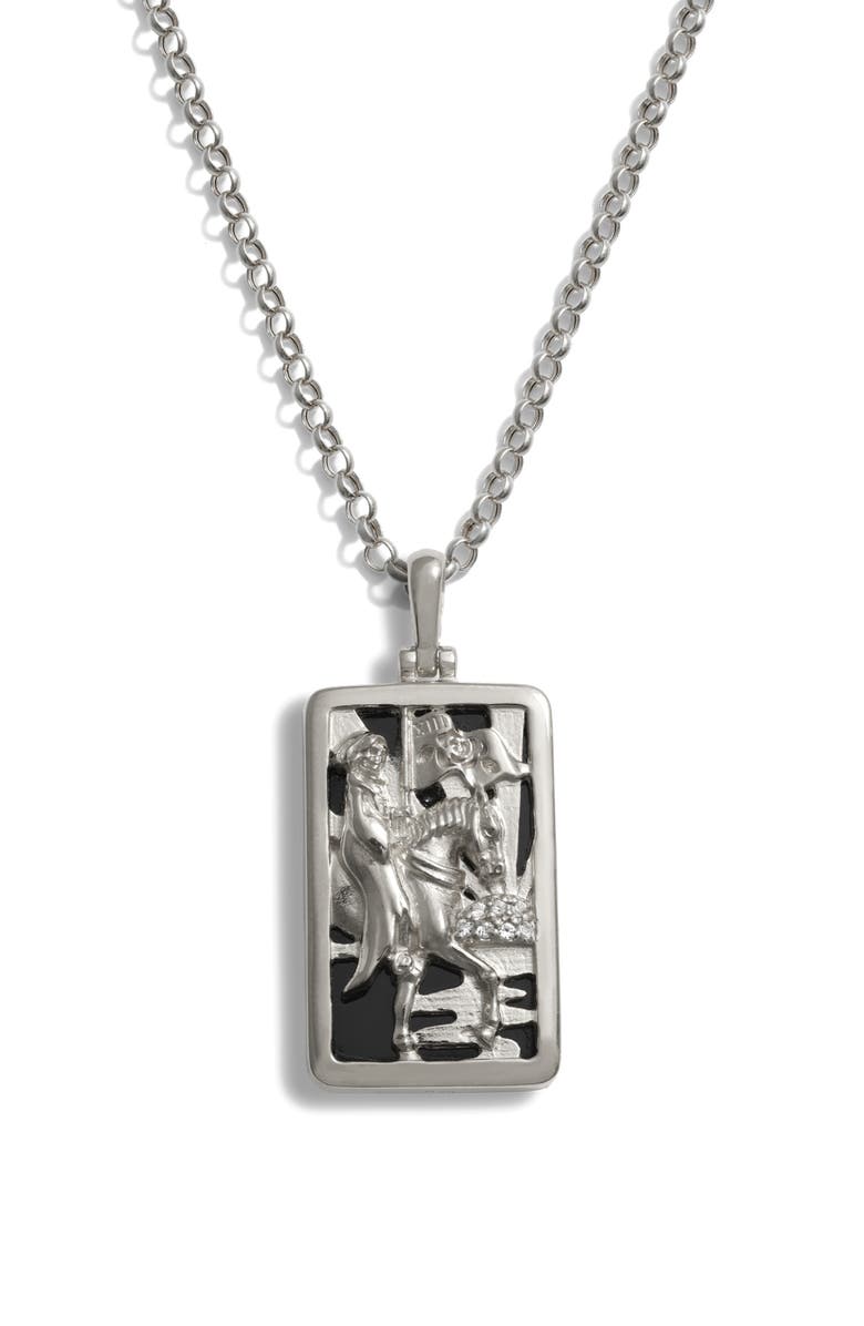 Awe Inspired The High Priestess Tarot Pendant Necklace, Main, color,