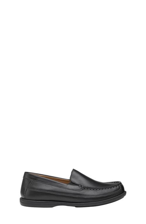Johnston & Murphy Locklin Venetian Loafer In Black Leather