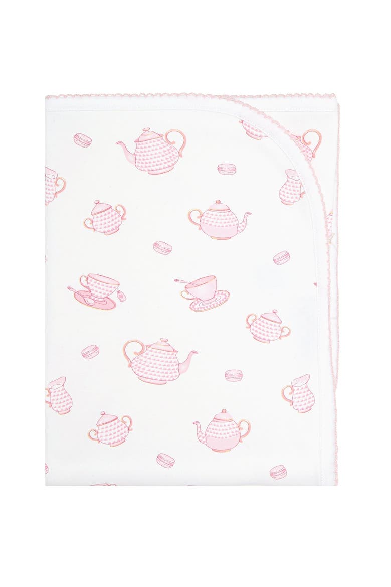 Petite Tea Time Blanket - Baby, Alternate, color, Pink