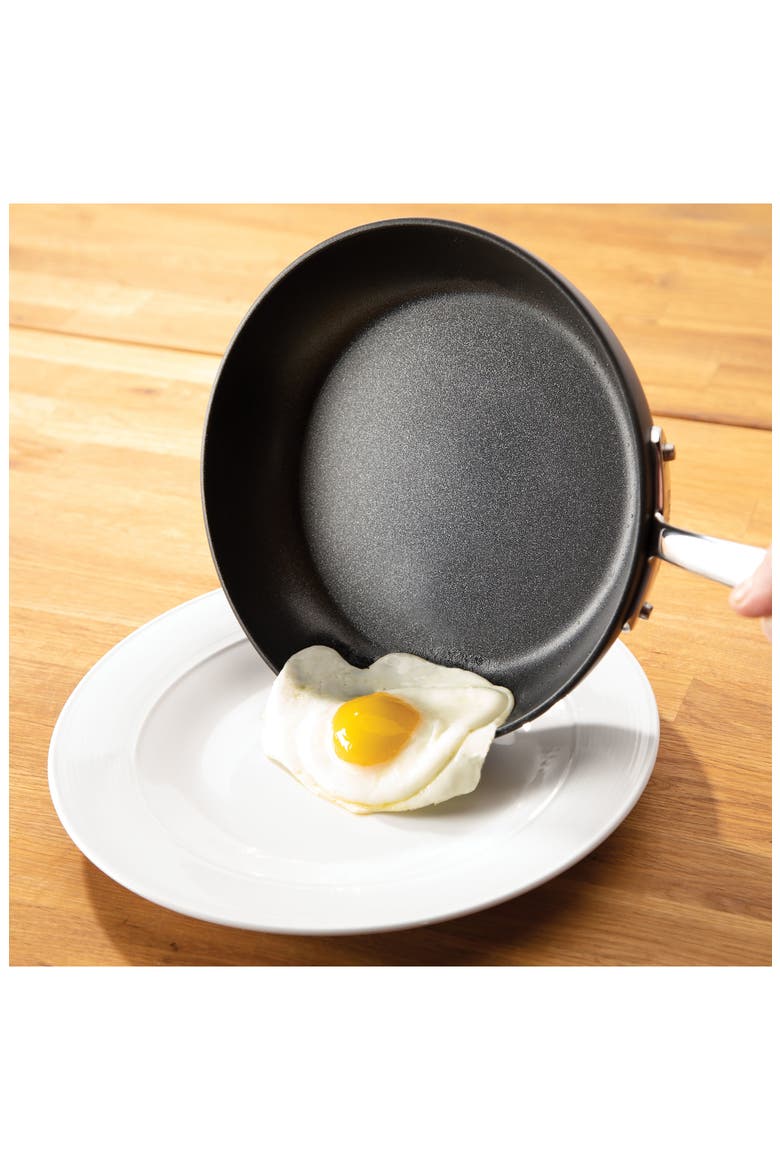 Essentials Set of 2 Nonstick Fry Pans, Alternate, color, BLACK