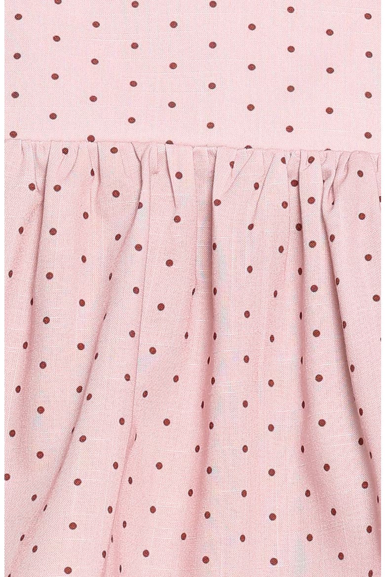 Bronti Polka Dot Square Neck Top, Alternate, color, PINK DOT