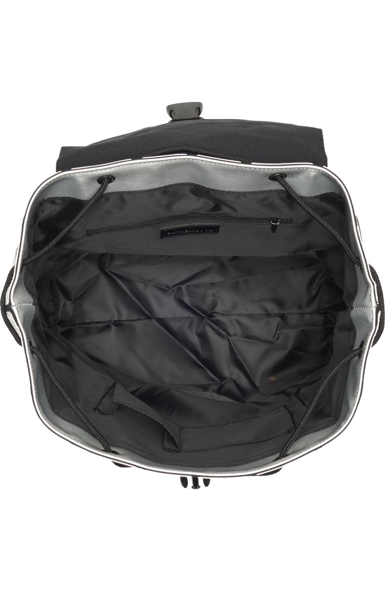 PATRIZIA LUCA Slanted Triangle Backpack, Alternate, color, Matte Silver