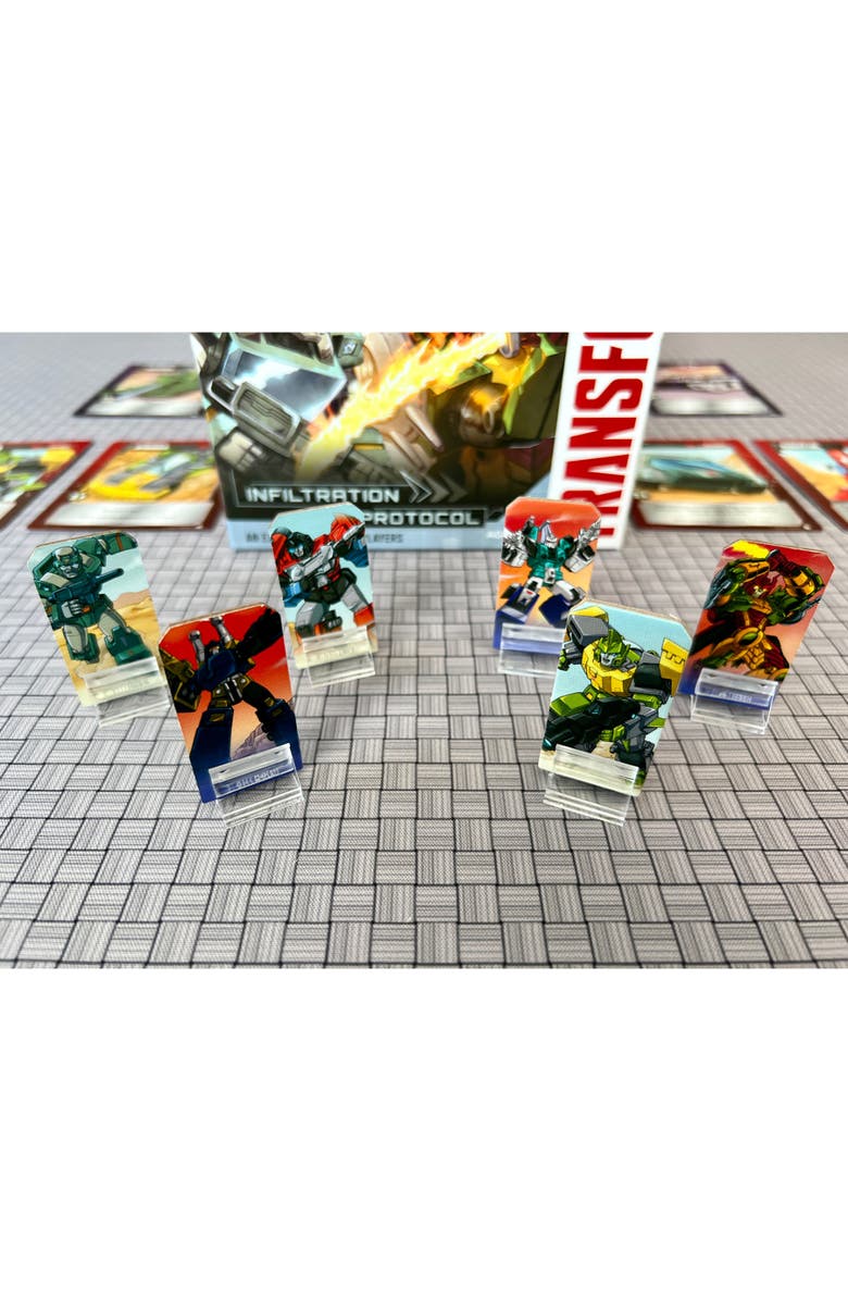 Renegade Games Studio Transformers Deckbuilding Game Infiltration Protocol Expansion 14+, Alternate, color, Multicolored
