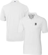 Cutter & Buck Men's Cutter & Buck  White Detroit Tigers Big & Tall Advantage Tri-Blend Pique Polo
