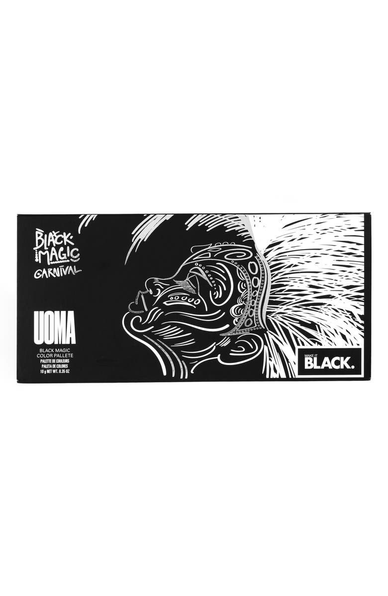 UOMA Beauty Black Magic Carnival Color Palette, Alternate, color,