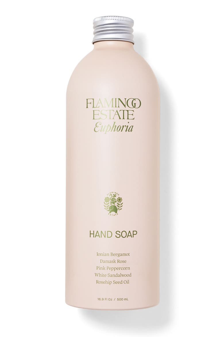 Night Blooming Jasmine & Damask Rose Hand Soap, Main, color, PINK