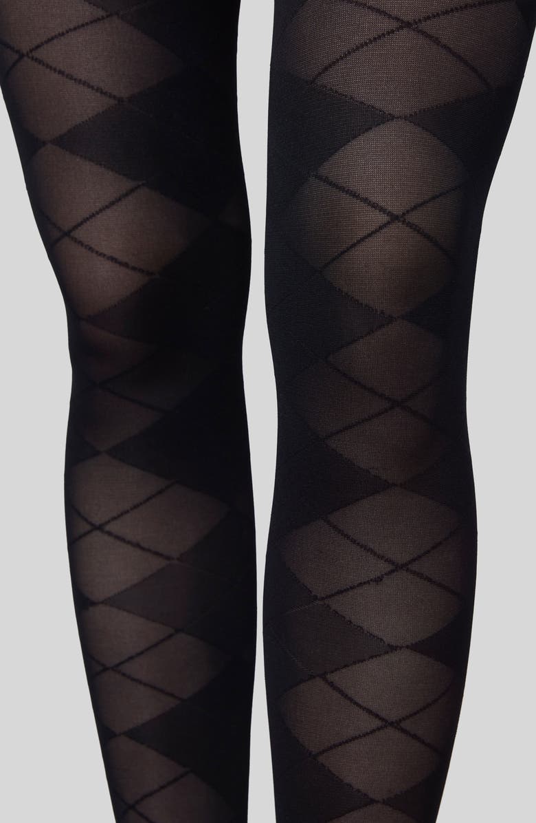 Swedish Stockings Rebecka Argyle Tights, Alternate, color, 
