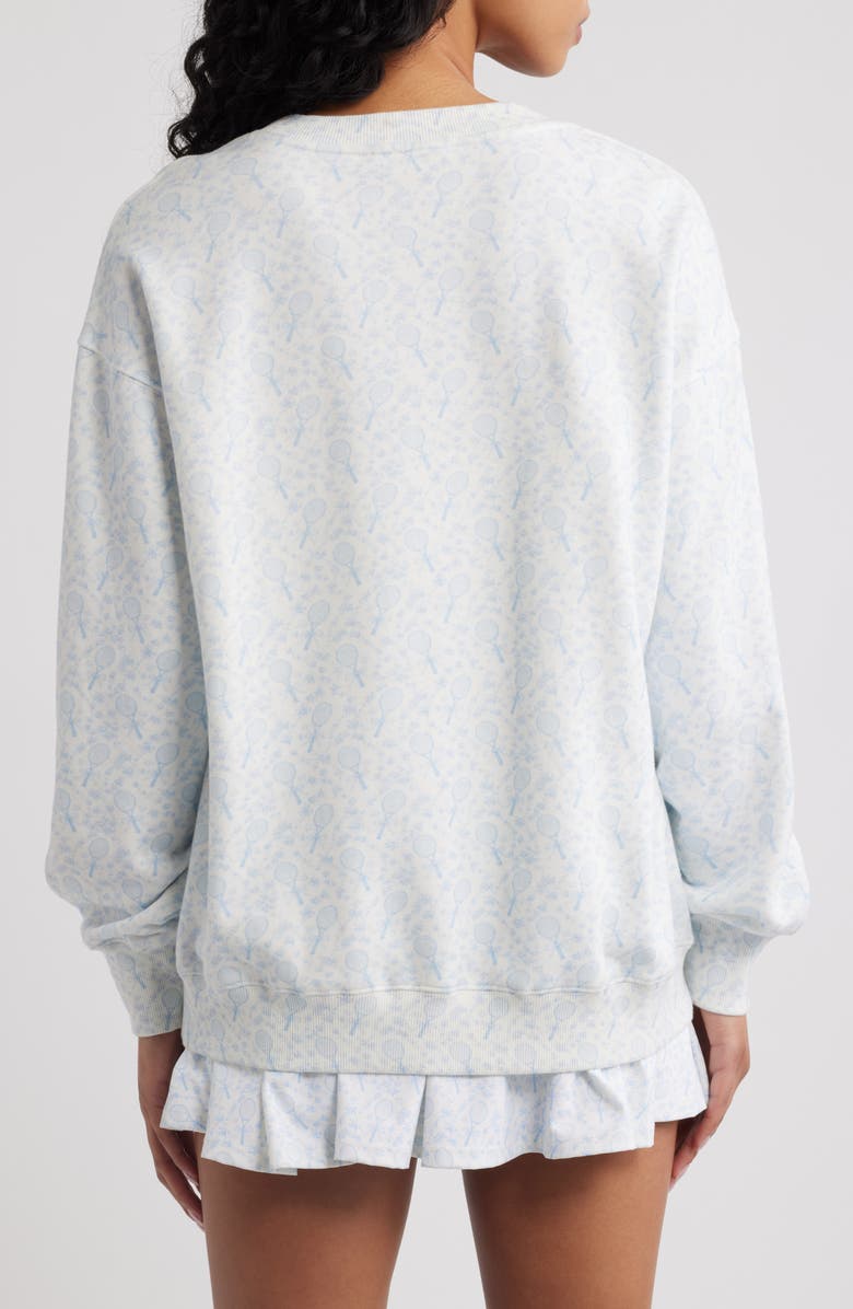 LoveShackFancy Palo Oversize Sweatshirt, Alternate, color, 