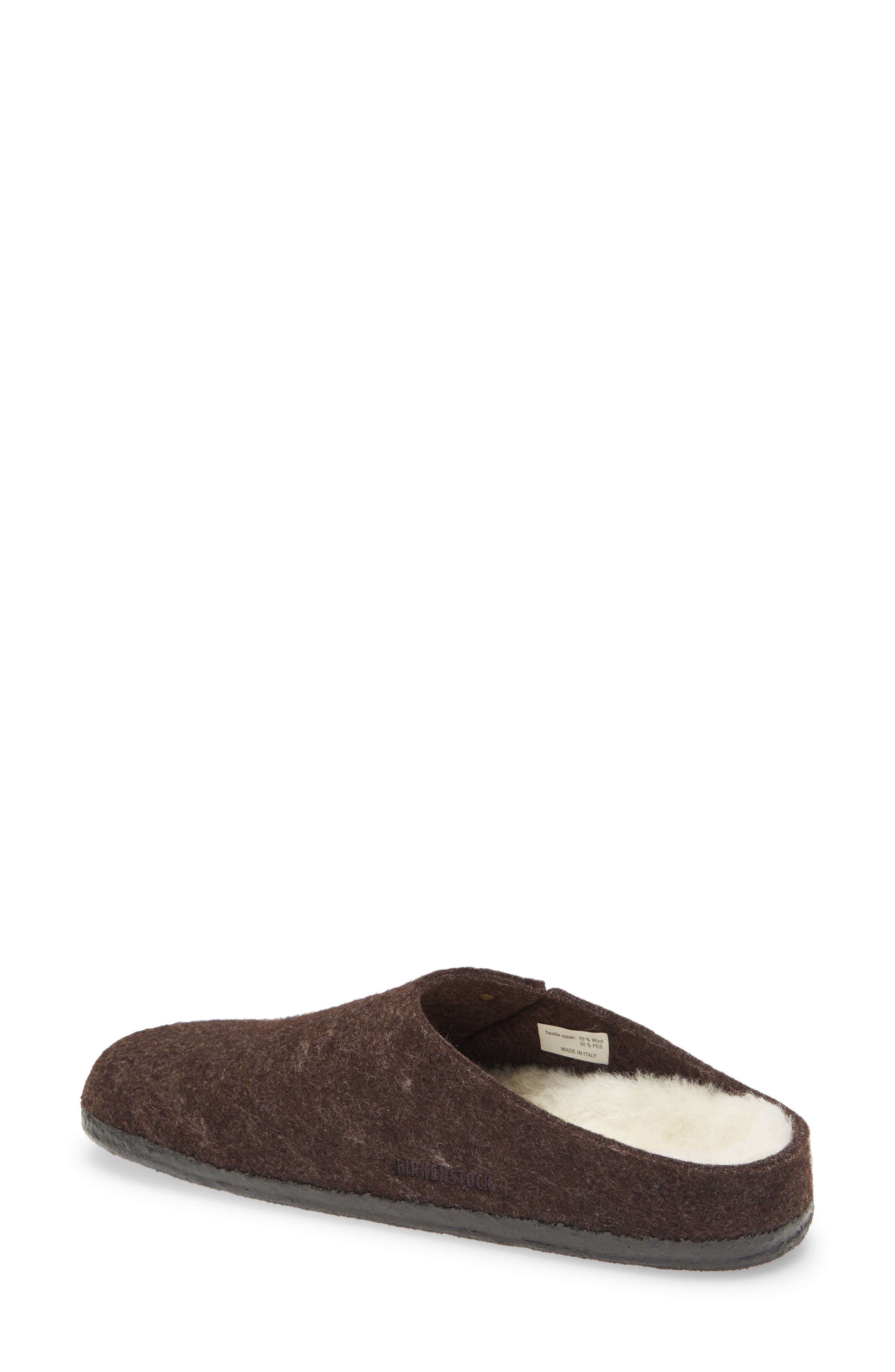 Birkenstock Zermatt Genuine Shearling Lined Slipper, Alternate, color, Brown