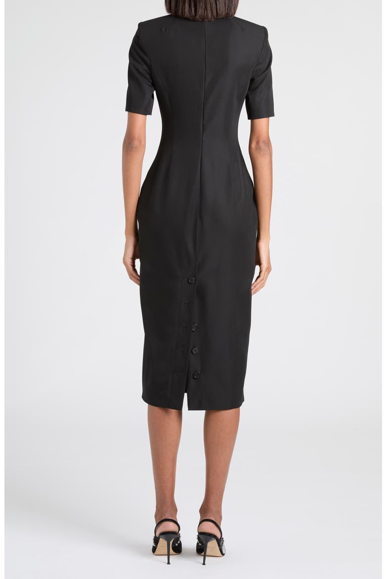 Sheath Dress, Alternate, color, BLACK