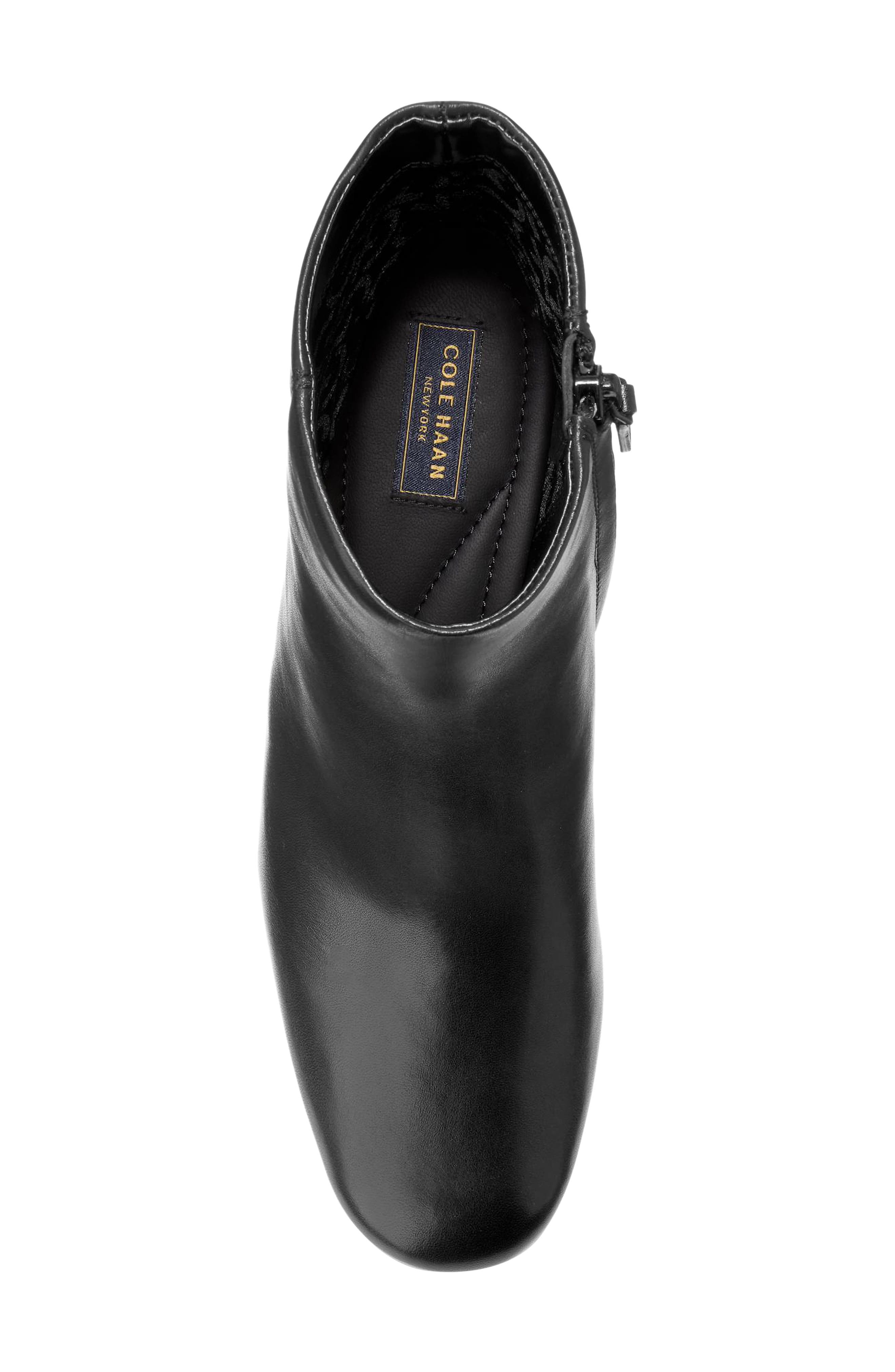 Grand Ambition Annabeth Leather Bootie, Alternate, color, BLACK SUEDE