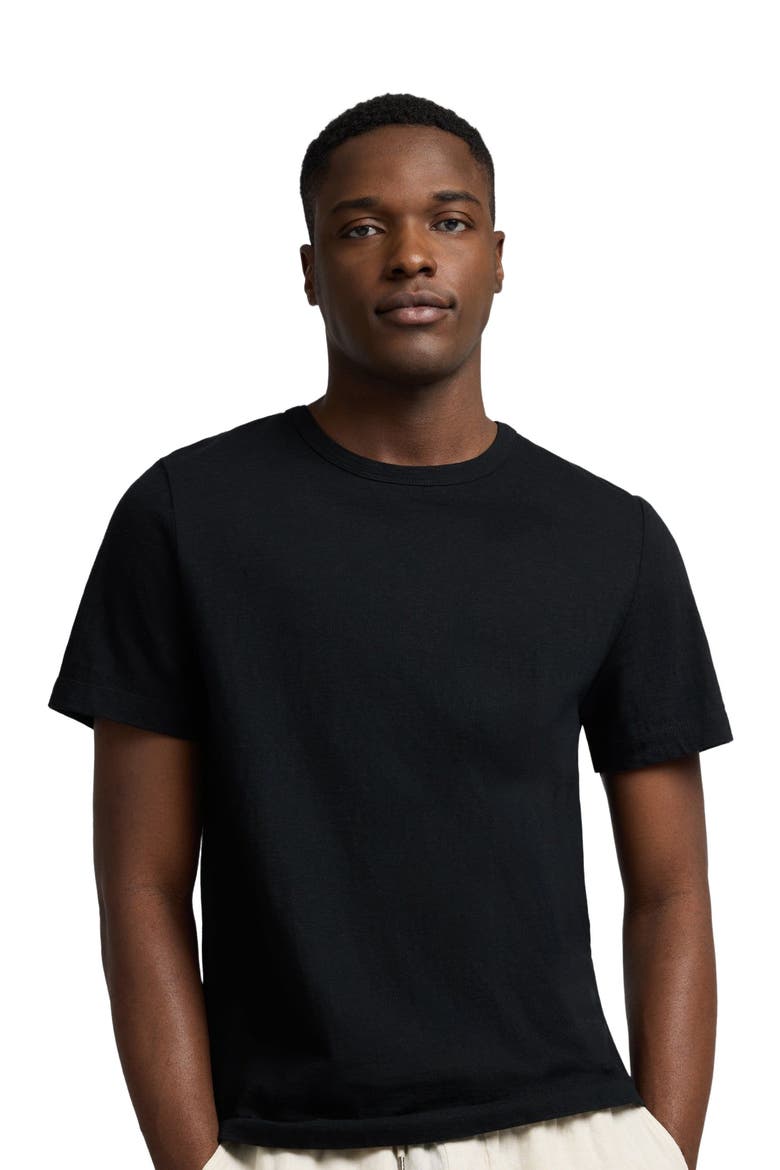 Slub Tee, Alternate, color, Black