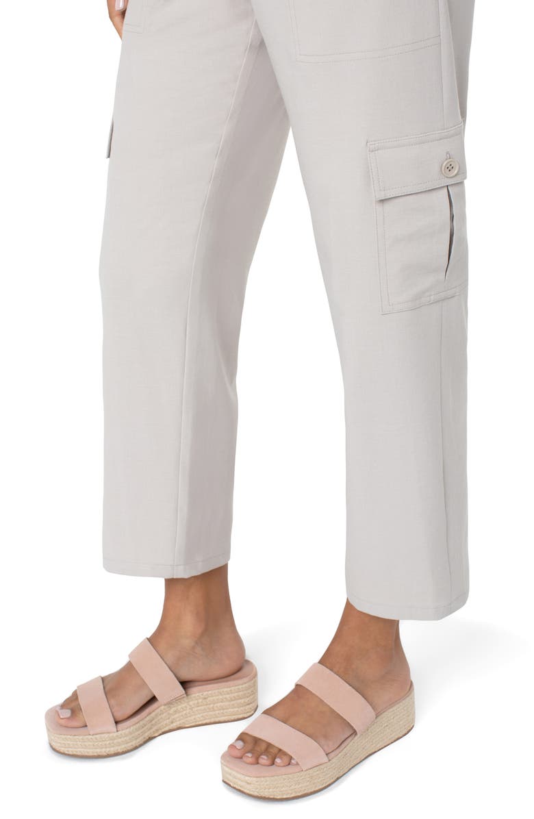 Liverpool Los Angeles Crop Cargo Pants, Alternate, color, 