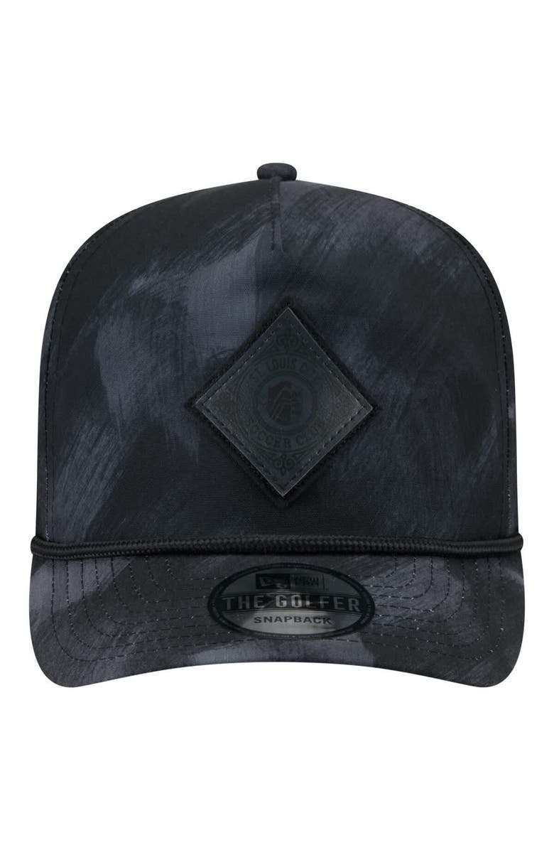 New Era Men's New Era Black St. Louis City SC Golfer Snapback Hat, Alternate, color, Black