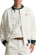 Polo Ralph Lauren Relaxed Fit Fleece Baseball Jacket