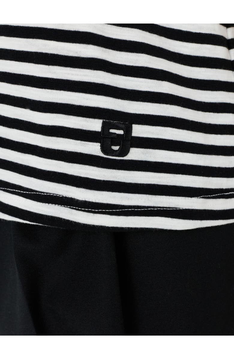 GERARD DAREL Mayane Striped Crew Neck T-Shirt, Alternate, color, White