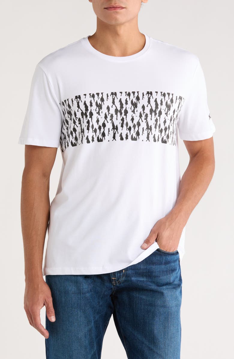 DKNY SPORTSWEAR Loren Graphic T-Shirt, Main, color, White