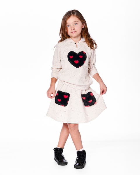 Glittering French Terry Skirt (Little Kid & Big Kid)