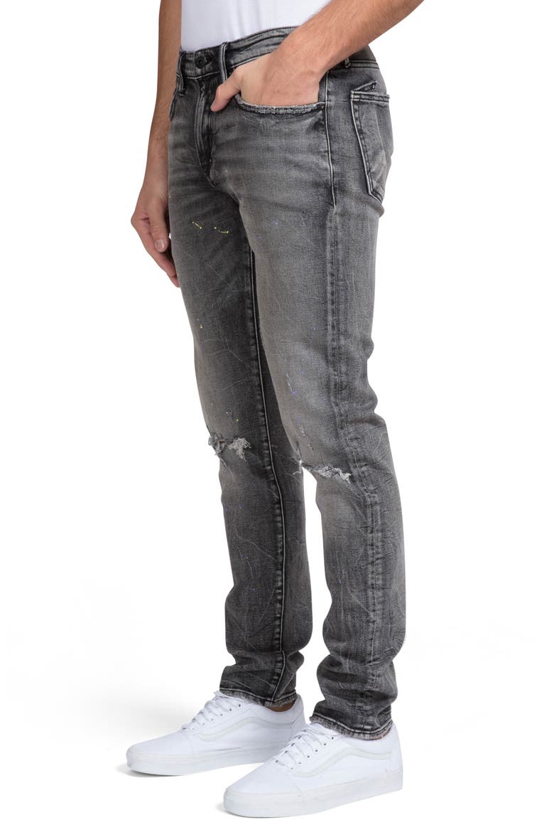 Windsor Ripped Extra Slim Fit Jeans, Alternate, color, PACIFIC