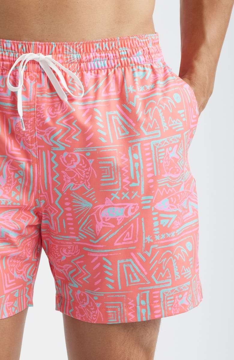 Chubbies Pyramid Poolside Lined 5.5-Inch Swim Trunks, Alternate, color, 