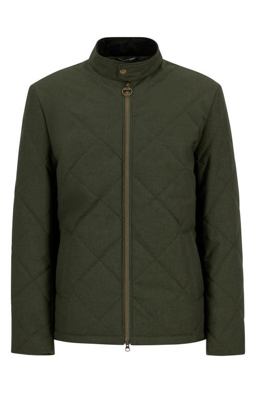 Barbour Quilted Harrington Jacket In Green