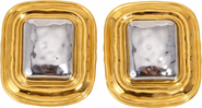Alais Branche Blair Gold Square Earrings